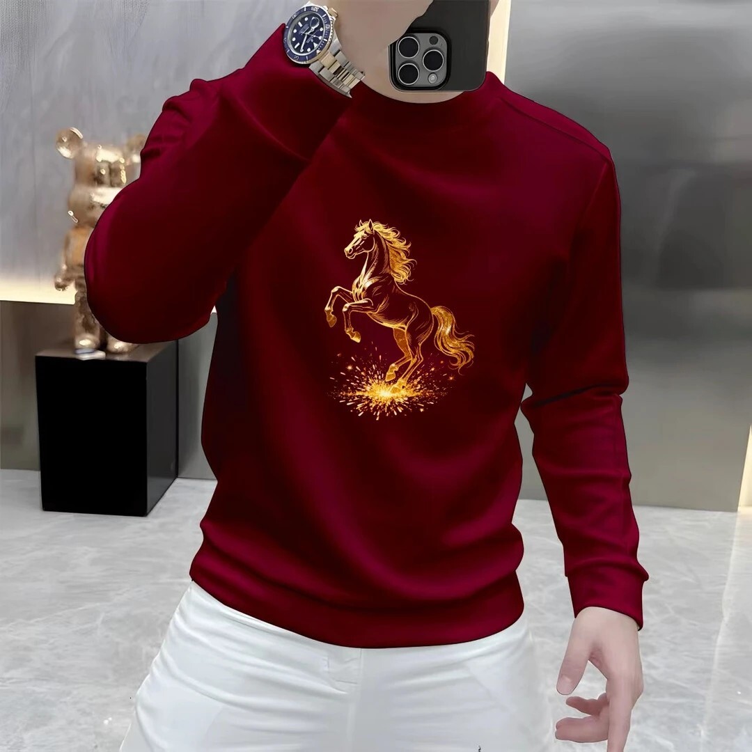 New Style Success Arrives Soon Printed Trendy Autumn Winter Men's Swetshirt Designer Hoodie Csul Round Neck Loose Simple Verstile