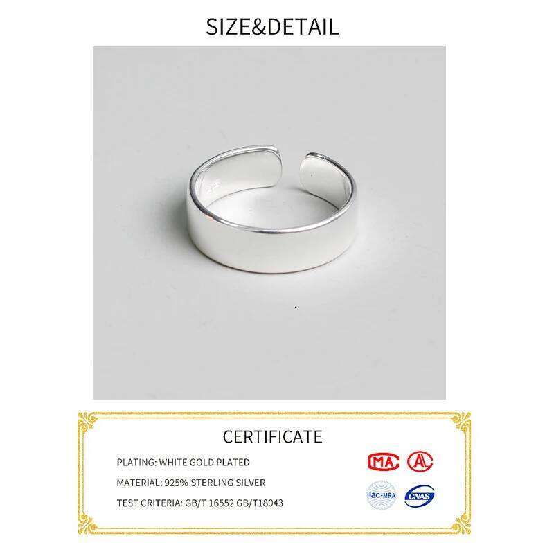 Real 925 sterling silver finger rings for women Trendy fine Jewelry Large Adjustable Antique Rings Anillos H260312