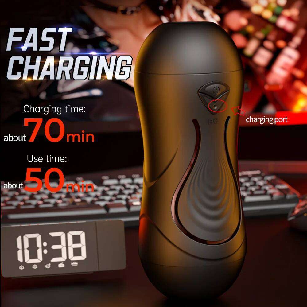 Automatic Male Masturbator Cup Blowjob Vaginal Penetration Pocket Pussy APP Control Toy For Men Adults Goods Sex Machine Z260311