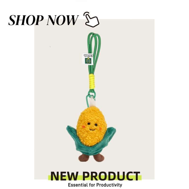 Vegetable Series Broccoli Bag Pendant Doll Keychain Plush Toy Backpack Decoration