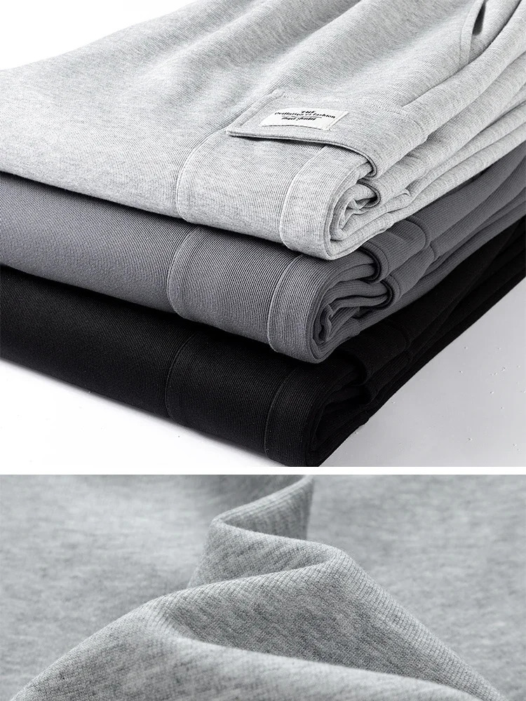 Sweatpants Men Multi-Pockets Drawstring Cotton Casual Wide Pants Male Loose Straight Trousers Large Size 8XL 260311