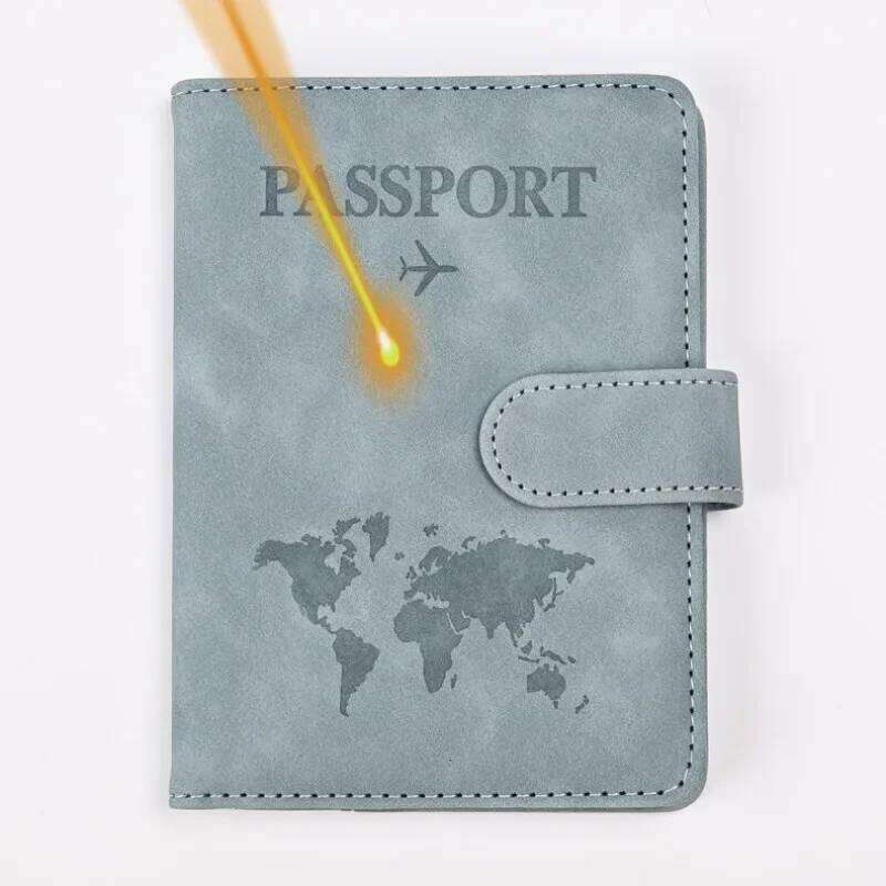 Custom Monogrammed Engraved Name Cover Case Holder Wedding Bridesmaid Groomsman Gift Passport Wallet