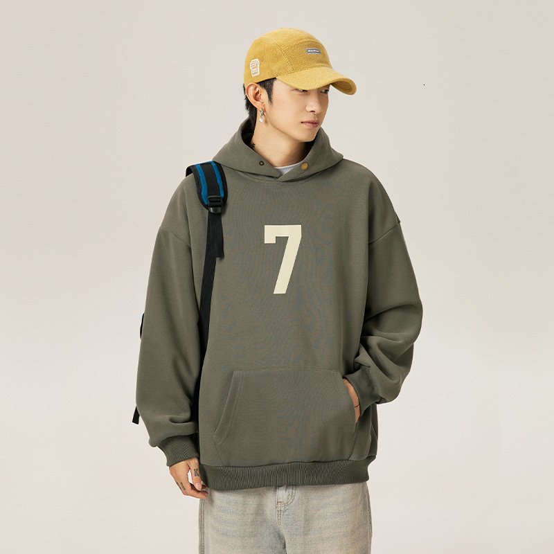 400G Heavyweight Digital Print Hoodie Spring New Retro Loose Trendy Designer Hoodie Style Couple Hoodie