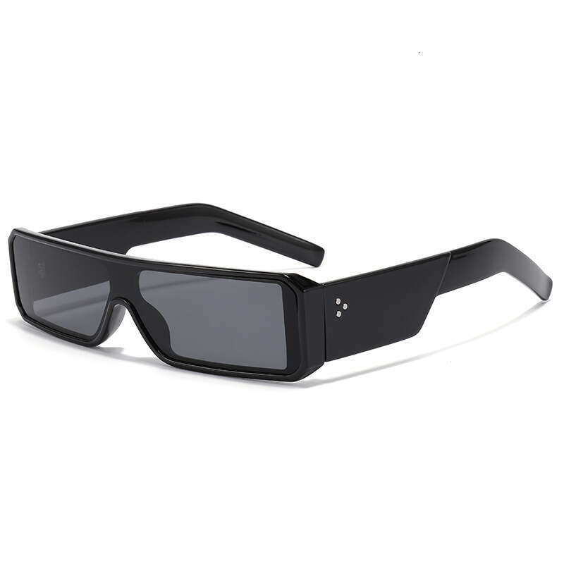 Y2k Small Frame One-Piece Retro Square Hip-Hop Ins Street Sunglasses Unisex Punk Glasses Liuyuemoshang