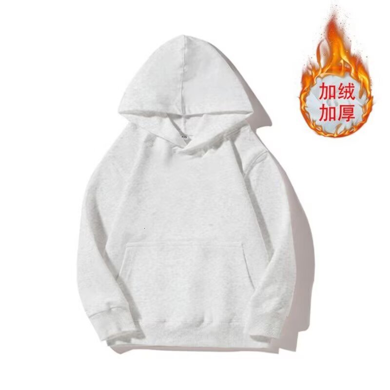 Trendy Hooded Fleece Sweatshirt Autumn/winter New Model Slimming And Warm Hoodie For Men Designer Hoodie And Women Trade Loose Casual Top
