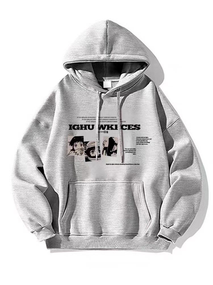 Heavyweight High Street Cartoon Niche Trendy Brand Hoodie For Men Spring Designer Hoodie And Autumn New Ins Design Retro Style