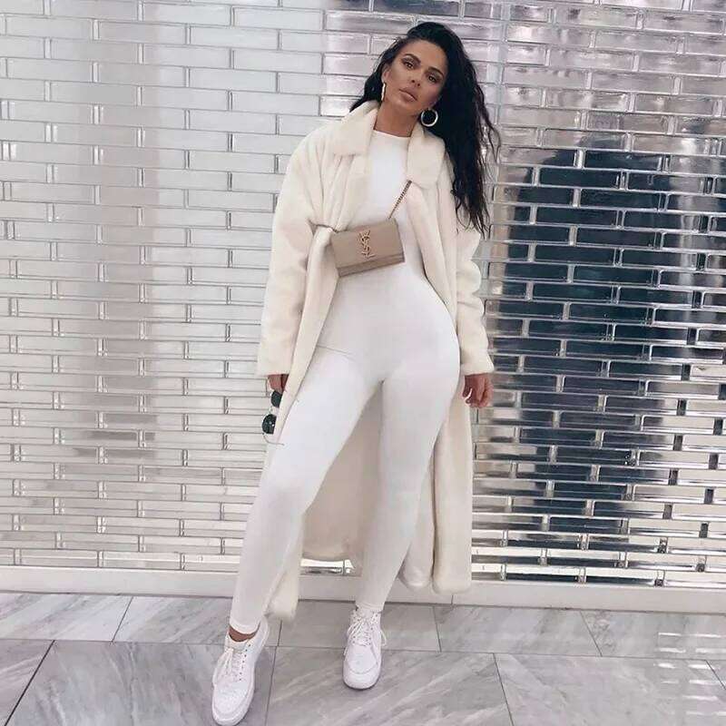 solid black/gray long sleeve skiing jumpsuit women elastic hight outfit fashion fitness sportwear slim rompers streetwear C260312