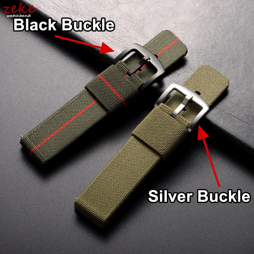 18mm 20mm 22mm 24mm Universal Nylon Watch Band for Omage Watch Canvas Sport Strap for Men Women Wristband Quick Release Bracelet 260304
