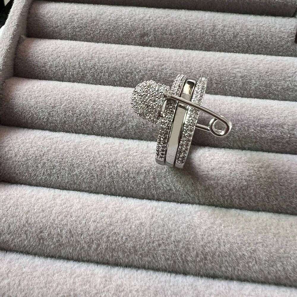 New 925 Sterling Silver Design With Zircon Inlaid Women's Jewelry Ring, A Fashionable Valentine's Day Anniversary Gift. H260312