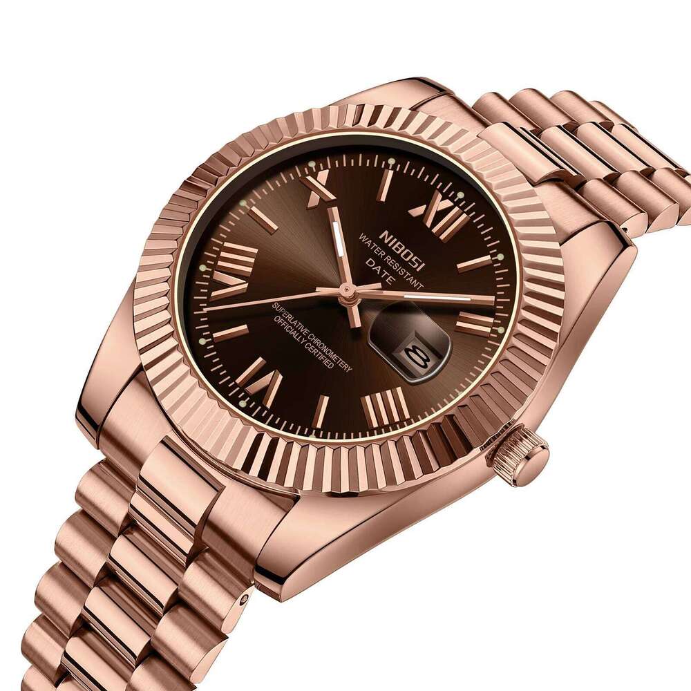 NIBOSI Fashion Top Brand Luxury Wristwatch Auto Date Miyota Quartz Watch Men Waterproof Steel Male Clocks Reloj Hombre