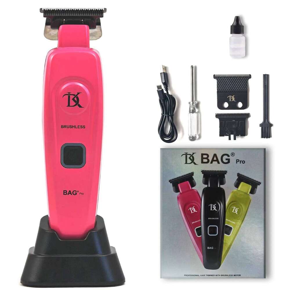 DKBAG Pro New Professional Hair "0" Trimmer Oil Head BarberPro Clipper 7200 RPM Double Bearing Ball Brushless Motor C260312