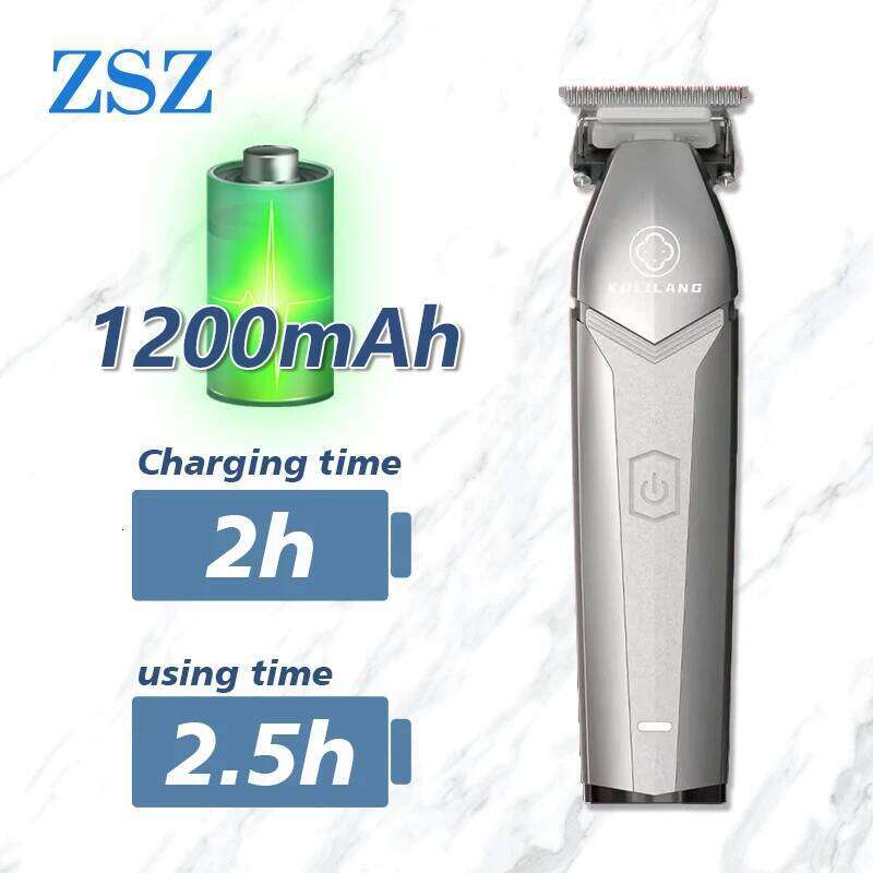 R55 Kulilang 2024 New Rechargeable Hairdresser Cordless Professional Carving Oil Head Electric Hair Clippers C260312