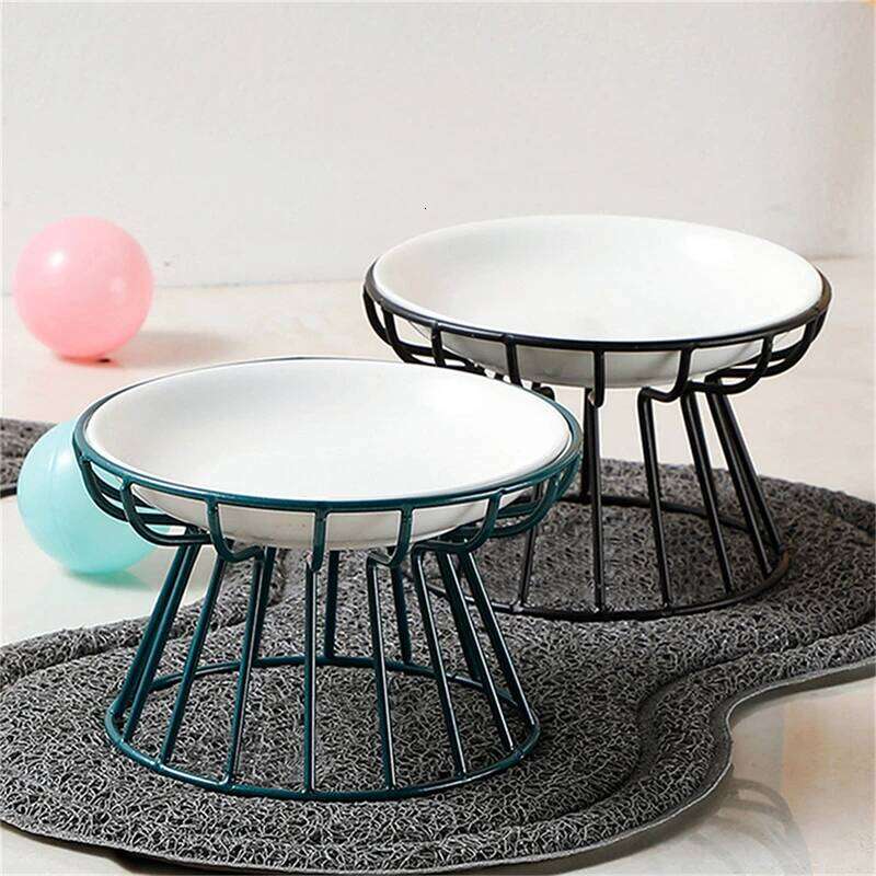 Pet Food Tilt High Bottom Neck Protector Antichoking and Cat Water Bowl Antidumping Dog Feeding Supplies 26Y0312