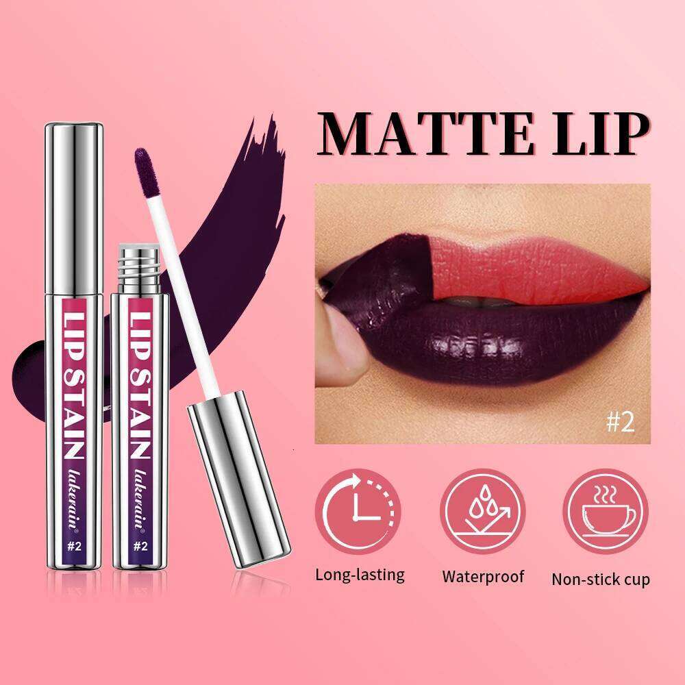 Stain Peel Off Korean Matte Lip Tint Liquid Lipstick 24 Hours Water Resistant Lipsticks Lips Stick Free Shipping Makeup Ink W260311