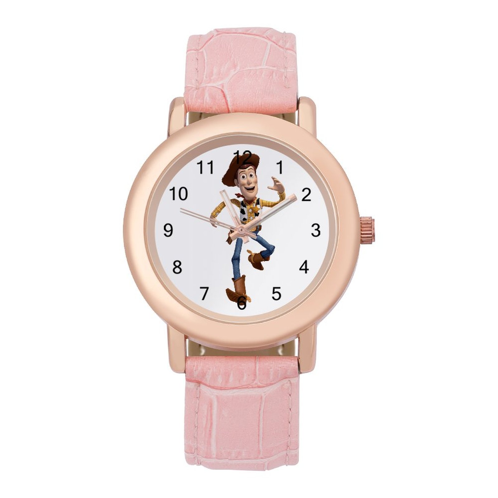 Woody Watches Women Girls Leather Strap Disney Cartoon Toy Story Watch Popular Decorative Gifts
