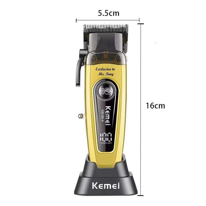 Kemei KM-90-4 Professional 11500 RPM Clipper Barbers Rechargeable Trimmers Brushless Motor Hair Cutting Machine for Men C260312
