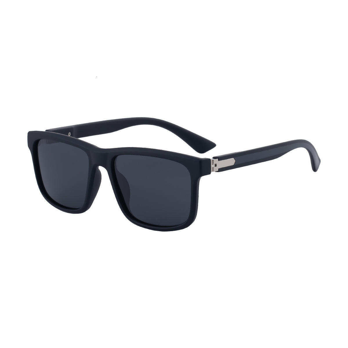 2026 New Fashion Square Frame Polarized Unique PC Temple Outdoor Sun Protection Sunglasses for Men,