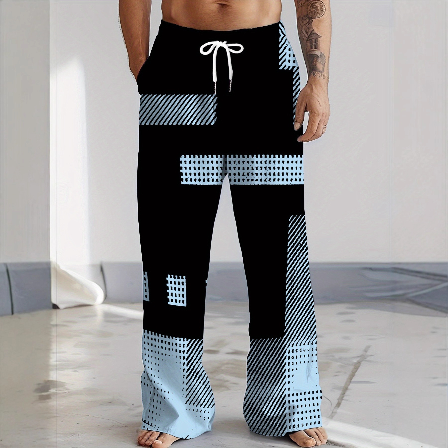 Luxury Brand Designer Clothes European And American Style Leopard Print Casual Pants 2025 New Leopard Pattern Men's Fashion Versatile Breathable 