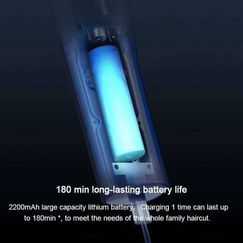 MIJIA Hair Clipper,Barber Clippers For Men Professional,IPX7 Waterproof Titanium-Plated Ceramic Blade,180min battery life C260312