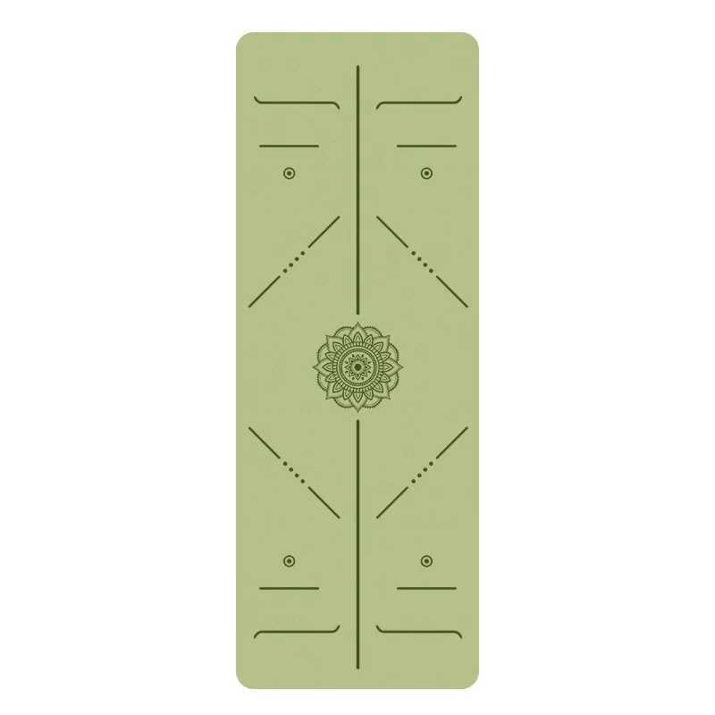 15mm Ultra-thin Pu Natural Rubber Yoga Mat Portable Foldable Professional Anti-slip Fitness Yoga Mat M260312