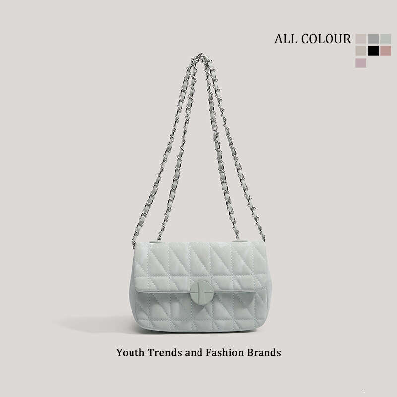 CHARHP&KEJNT Official Authentic 2026 New Niche Underarm with Chain, Commuting Quilted Single-Shoulder Crossbody Bag