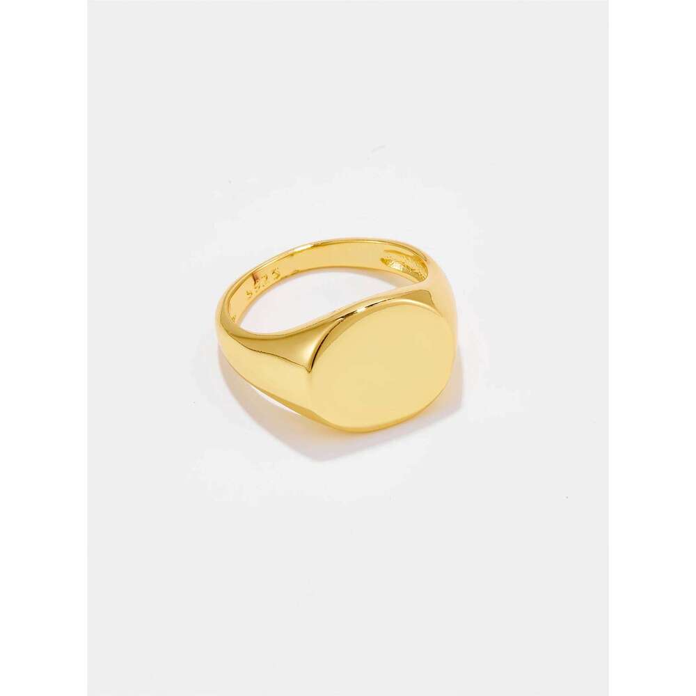 DPLAOPA Women 925 Sterling Silver Circle Ring 2024 Simple Fine Fashion Original Designed Party Anniversary Gift Jewelry H260312