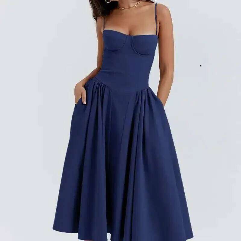 Summer Sexy Women Bohemia Long Dresses Luxury Elegant V-neck Sleeveless Slip Flower Beach Sundress Dress for Female 2025 C260311