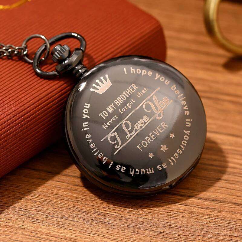 Antique Steampunk Vintage Quartz Pocket Watch Case Necklace Pendant Clock Chain Mens Women