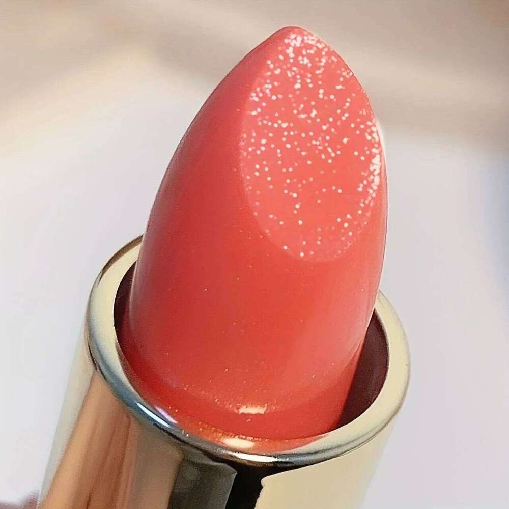 Shimmer Coral Metallic Lipstick Waterproof High Pigment Glitter Diamond Sparkling Pearl Lip Gloss for Shiny Cosmetics W260311