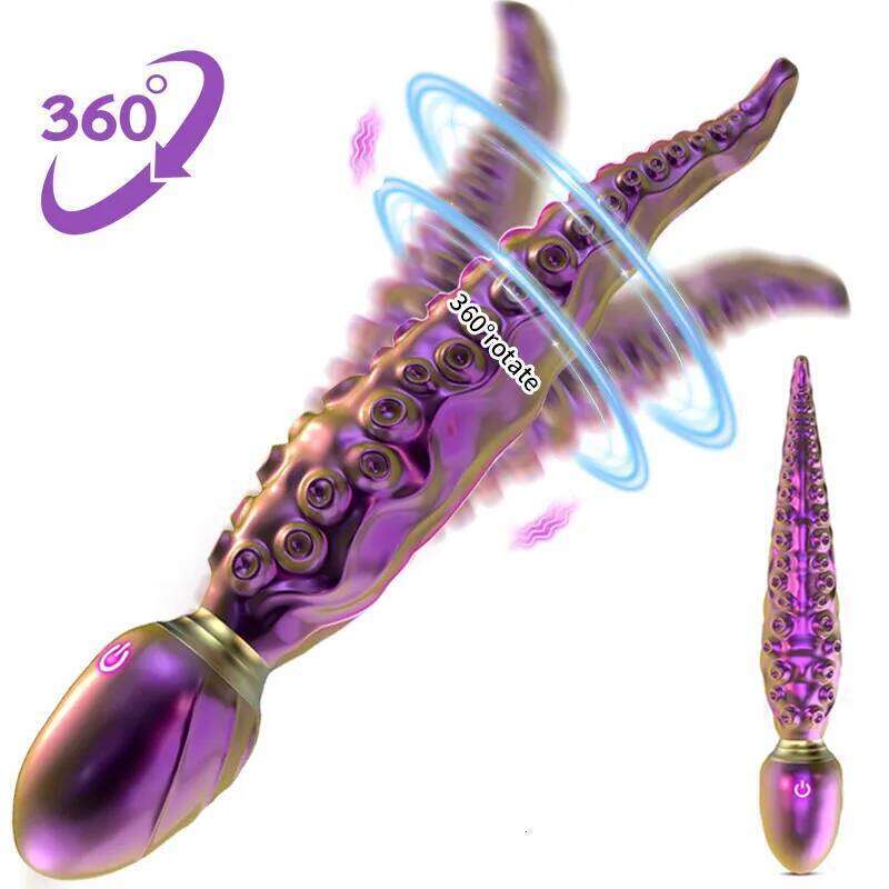 Beads Prostate Massager Anal Vibrator Butt Plug Trainer Vibrating Thrusting Sex Toys for Men Women Adult Z260312