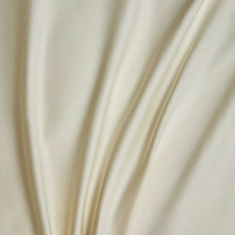 Simple solid color satin long-staple cotton four-piece hotel bed sheet bedding H260312