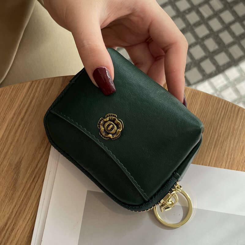 Luxury fashion wallet New Fashion Trendy Women S Zipper Purse Compact Bag Exquisite Coin Holder Solid Color Small Wallet