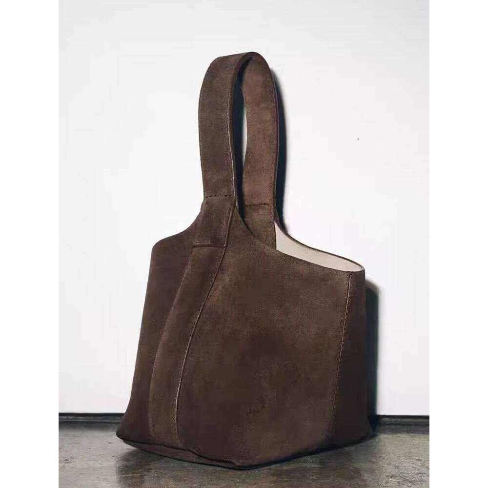 Retro Suede Women's Handbags Fashion Designer Bucket Bags For Shoulder Quilted Wrist Women Bag NEW Shopper Tote Purses WONST