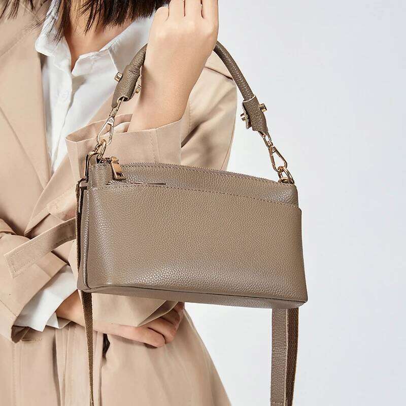 Women Cowhide Genuine Shoulder Bag Lady Luxury Designer Fashion Retro Bags Female Cow Real Leather Handbag For Ladies
