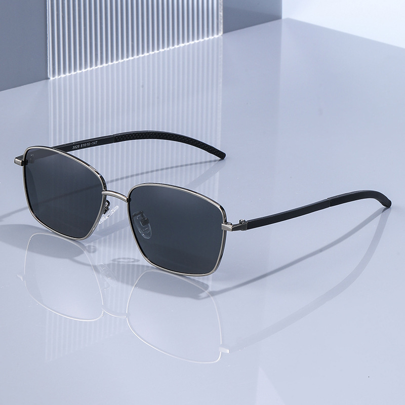 2026 New European American Fashion Square Polarized Simple and Stylish Outdoor Sun Protection Sunglasses for Men,