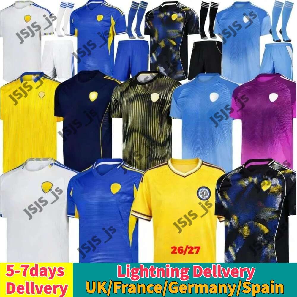 25 26 27 Unitedds 2026 Fans Player AMPADU Llorente Leeds Football Shirt Soccer Jerseys STRUIJK RODON ROTHWELL BAMFORD PIROE AARONSON MATEO JOSEP Kids Kit