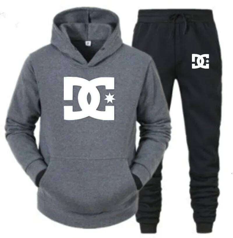 Men's Two-Piece Sports Shirt Casual Pants Set, Combining Fashionable Fitness Sports, New Autumn And Winter Styles