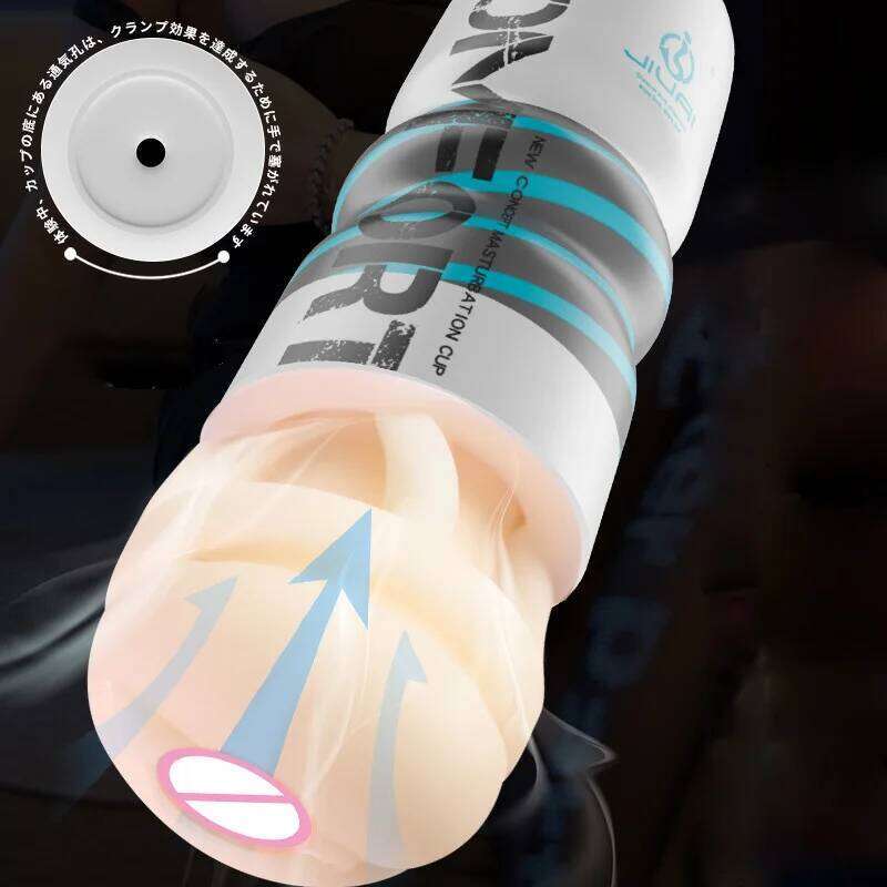 NIGF Vaginal masturbation thrilling simulation of vaginal oral anus airplane cup sucking sex toys male adult products Z260312