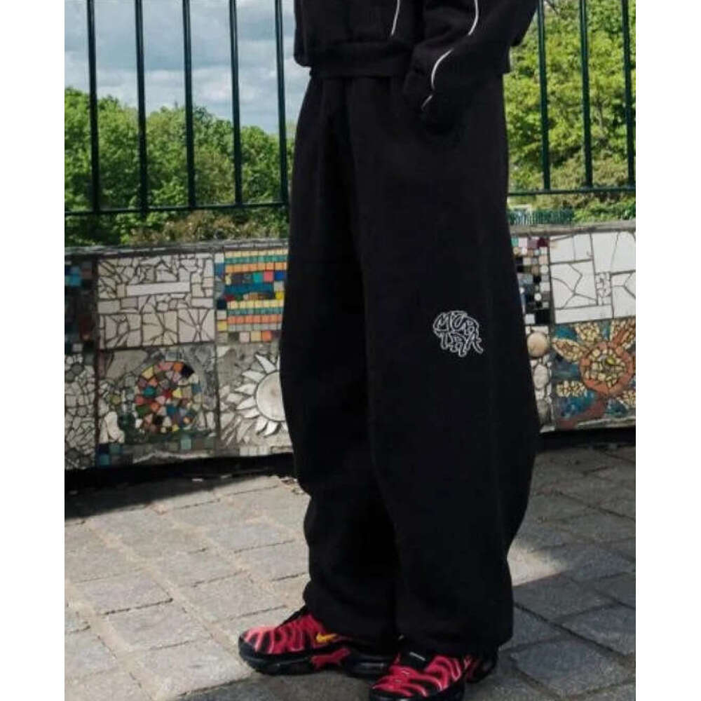 Men's Pants 2026 New Model Vintage Gray Sweatpants Baggy Hip Hop Embroidery Joggers Wide Leg Sports Casual Trousers Streetwear Free shipping Men&