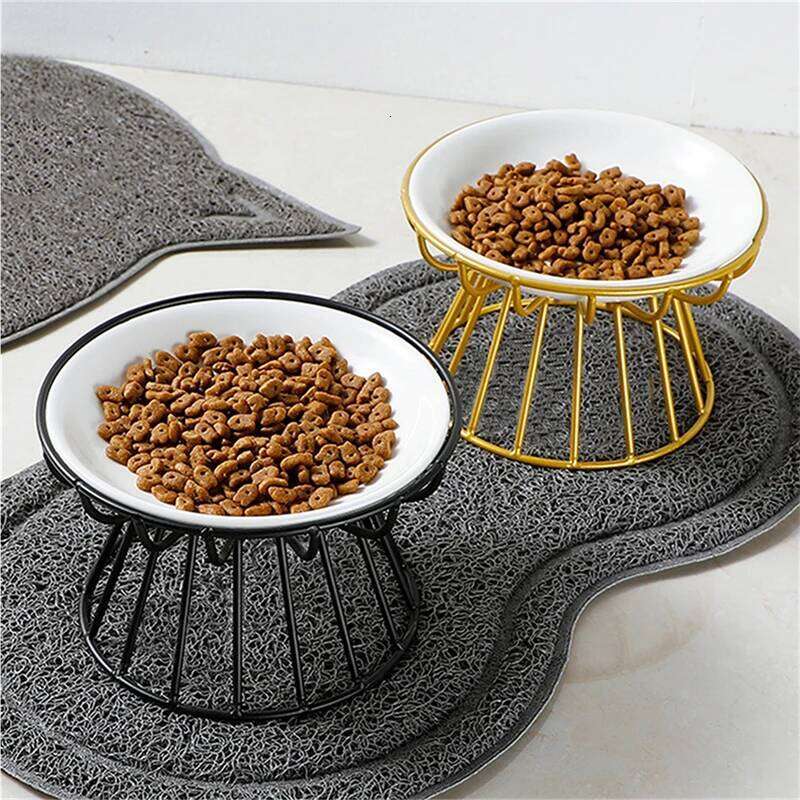 Pet Food Tilt High Bottom Neck Protector Antichoking and Cat Water Bowl Antidumping Dog Feeding Supplies 26Y0312