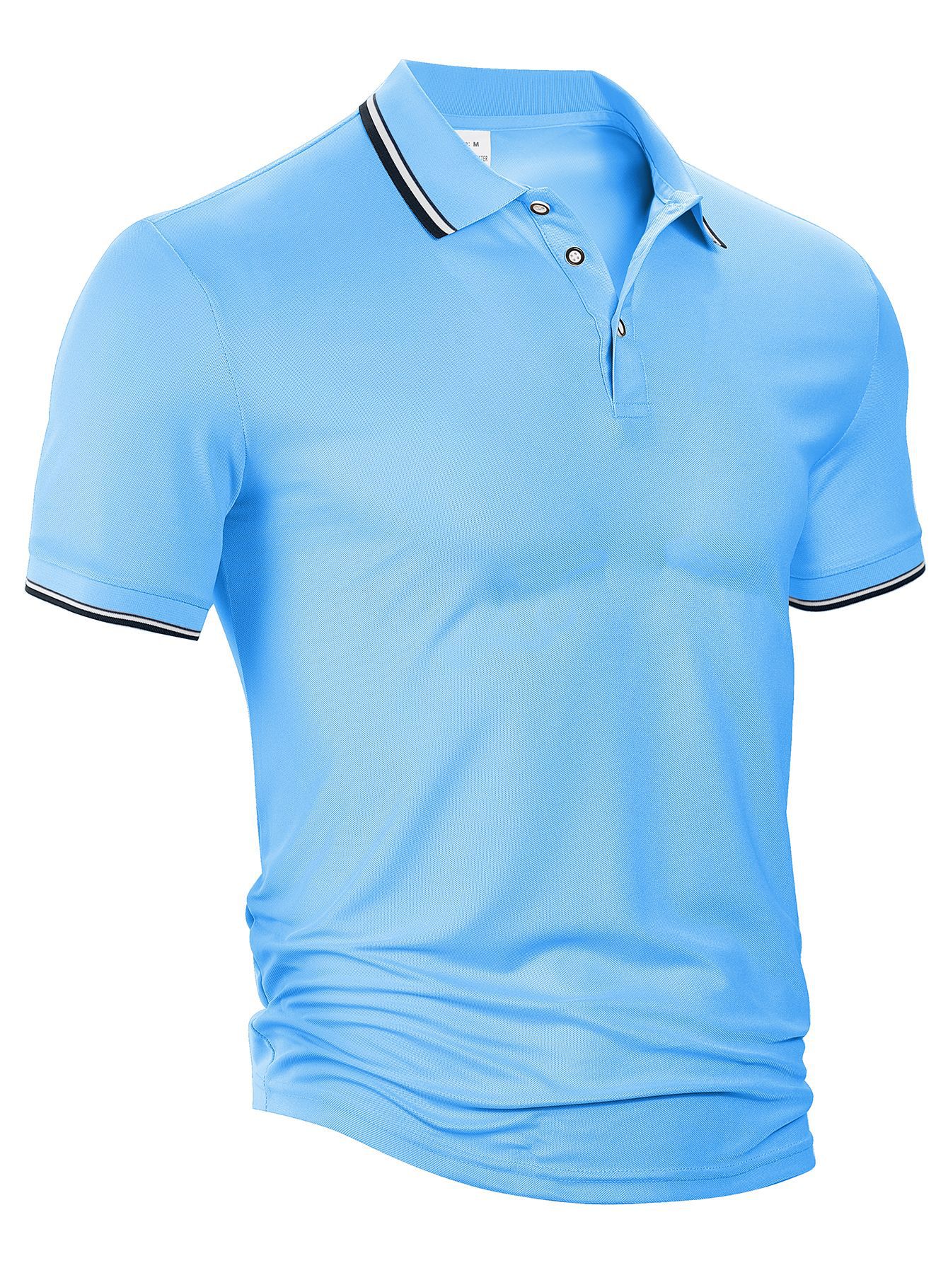 Short sleeved men's polo shirt summer loose casual breathable collar printed advertisement Tee shirt