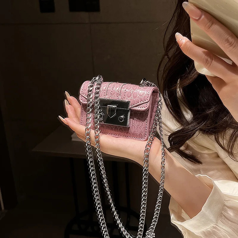 Handbag Womens 2024 Trend Woman Shoulder Purse Chain Female Bag Mini Summer Crossbody Bags for Women Fashion 260227