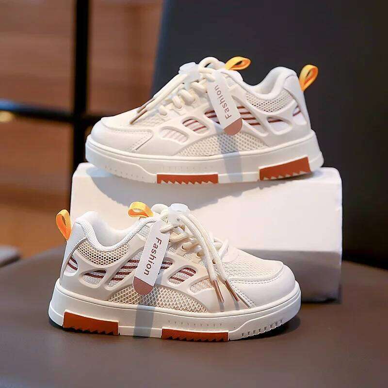 Boys Sneakers Girls Breathable Sport for Kids Children Autumn Non-slip Casual Student Outdoor Footwears Basket Shoes H260312