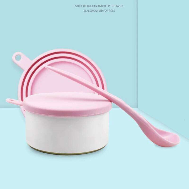 3 in 1 Reusable Pet Dog for Cat Storage Canned Sealed Lid Universal BPA Soft Silicone Can Co 26Y0312