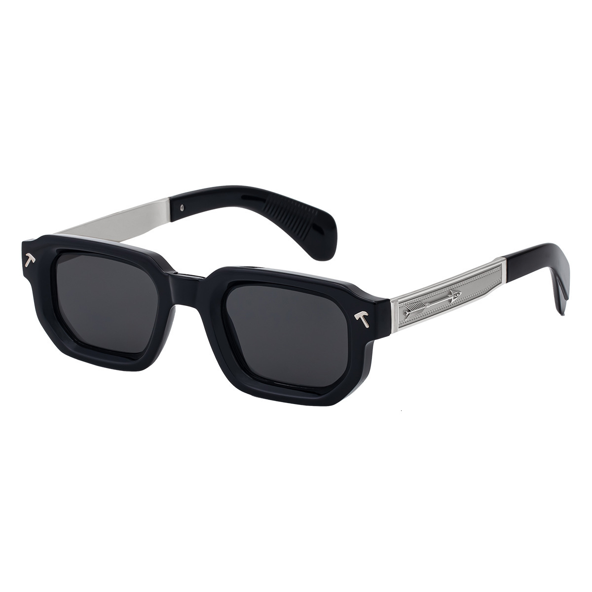 2026 New Style Square Small Frame Polarized Retro High-end Trendy Sun Protection Sunglasses for Men