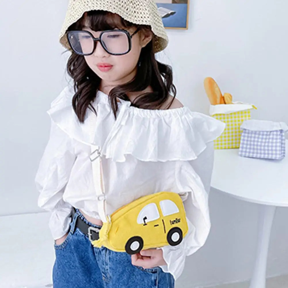 Mini Crossbody Bags Car Shape Shoulder Bag Solid Color Handbags Cute Cartoon Messenger Small Purse 260311