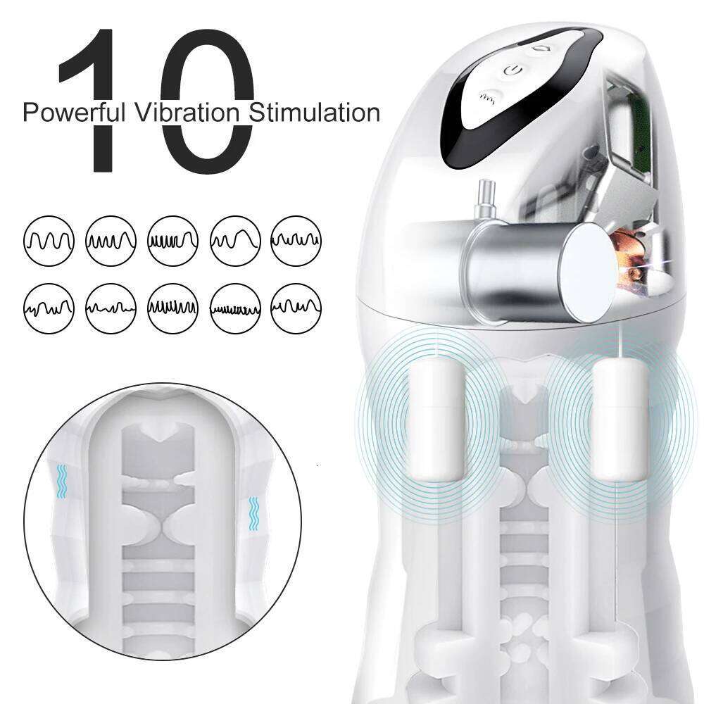 Automatic Male Sucking Masturbator Blowjob Masturbation Equipment Machine Sex Toys Adult Goods for Men Man Masturbators Cup Z260312