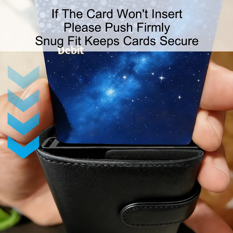 Rfid Microfiber Leather Men Wallets Fashion Card Holder Trifold Wallet Money Bags Smart Slim Thin Coin Pocket Wallet Purse 260304