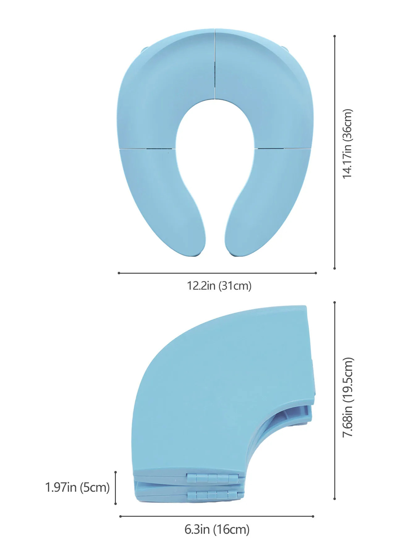 Portable Baby Travel Toilet Training Seat Folding Potty NonSlip Urine Assistant Cushion 260311