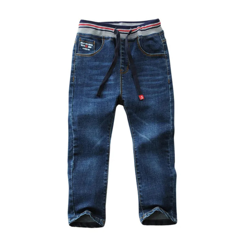 Boys Jeans SpringAutumn n Toddler Clothes Kids Elastic Waist Denim Pants For Childrens Age 314 T Trousers 260311